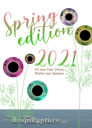 Free Blythe eye template sheets